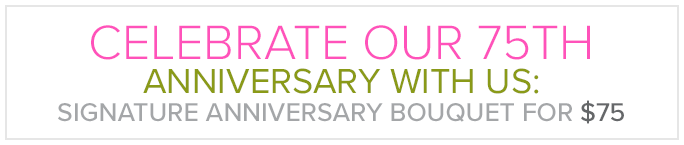 75 Year Anniversary Mixed Bouquet